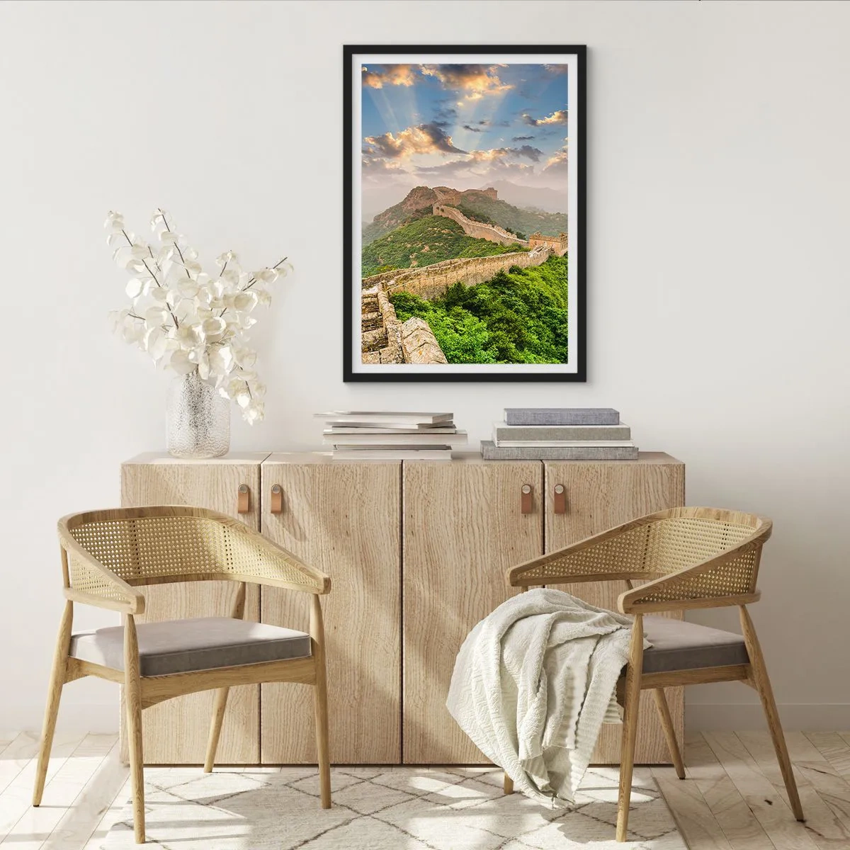 Poster in einem schwarzem Rahmen - Ewige Größe - 40x50 cm