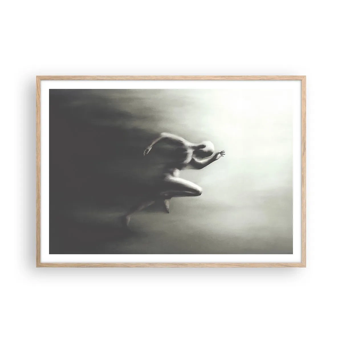 Poster in einem Rahmen aus heller Eiche - Unwiderstehlich - 100x70 cm