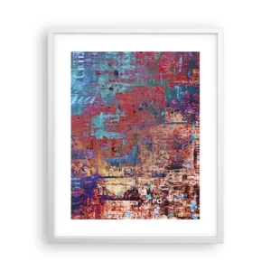 Poster in einem weißen Rahmen - Erinnerung und Vergessen - 40x50 cm