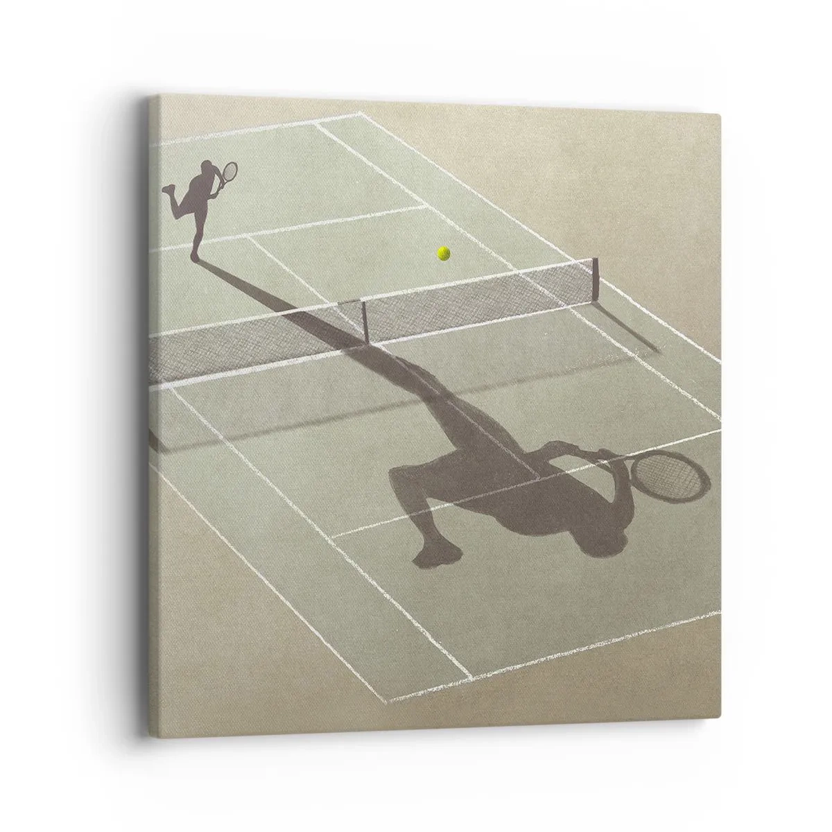 Bild auf Leinwand - Leinwandbild - Überwinde dich selbst - 40x40 cm