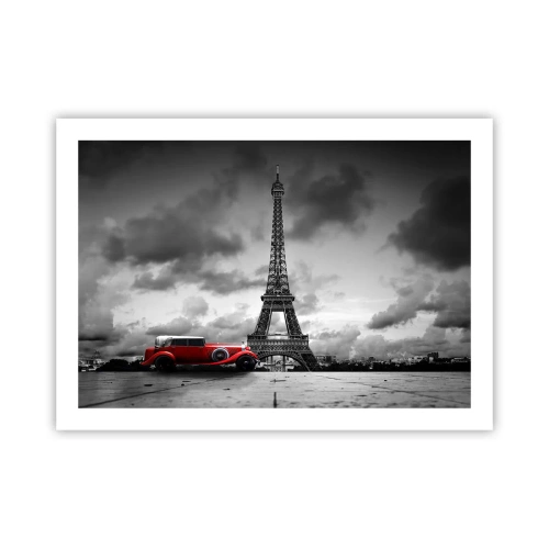 Poster - Vor nicht allzu langer Zeit in Paris - 70x50 cm