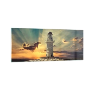 Glasbild - Bild auf glas - Licht - Gut - Schönheit - 100x40 cm