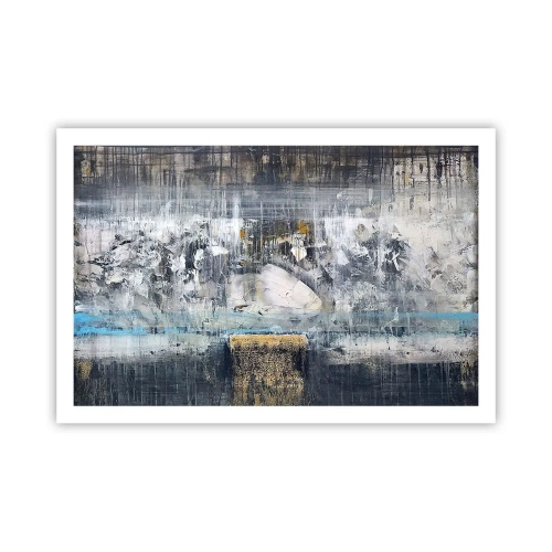 Poster - Wie auf Eis, wie nach Dezember - 91x61 cm