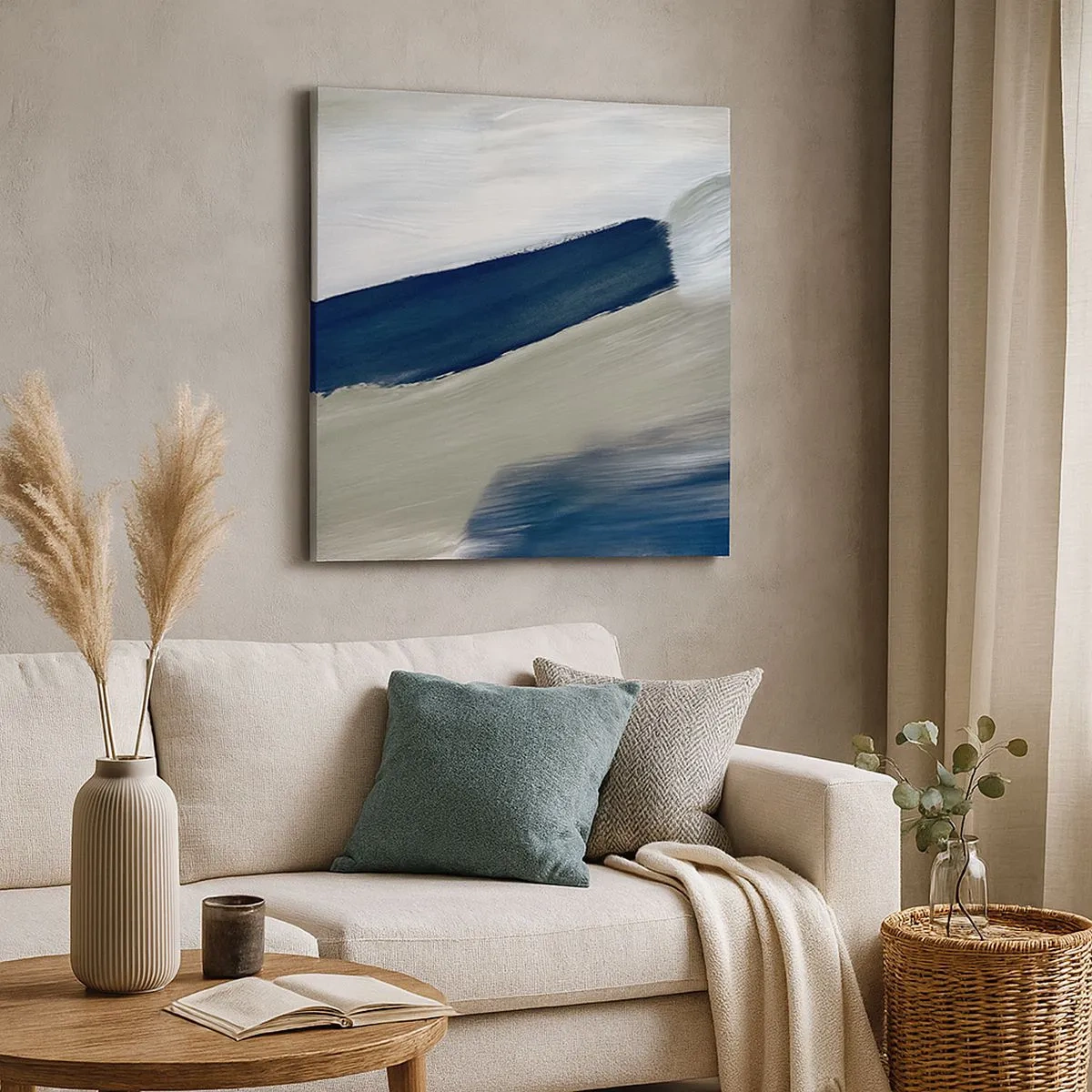 Bild auf Leinwand - Leinwandbild - Begegnung mit dem Weißsein - 30x30 cm