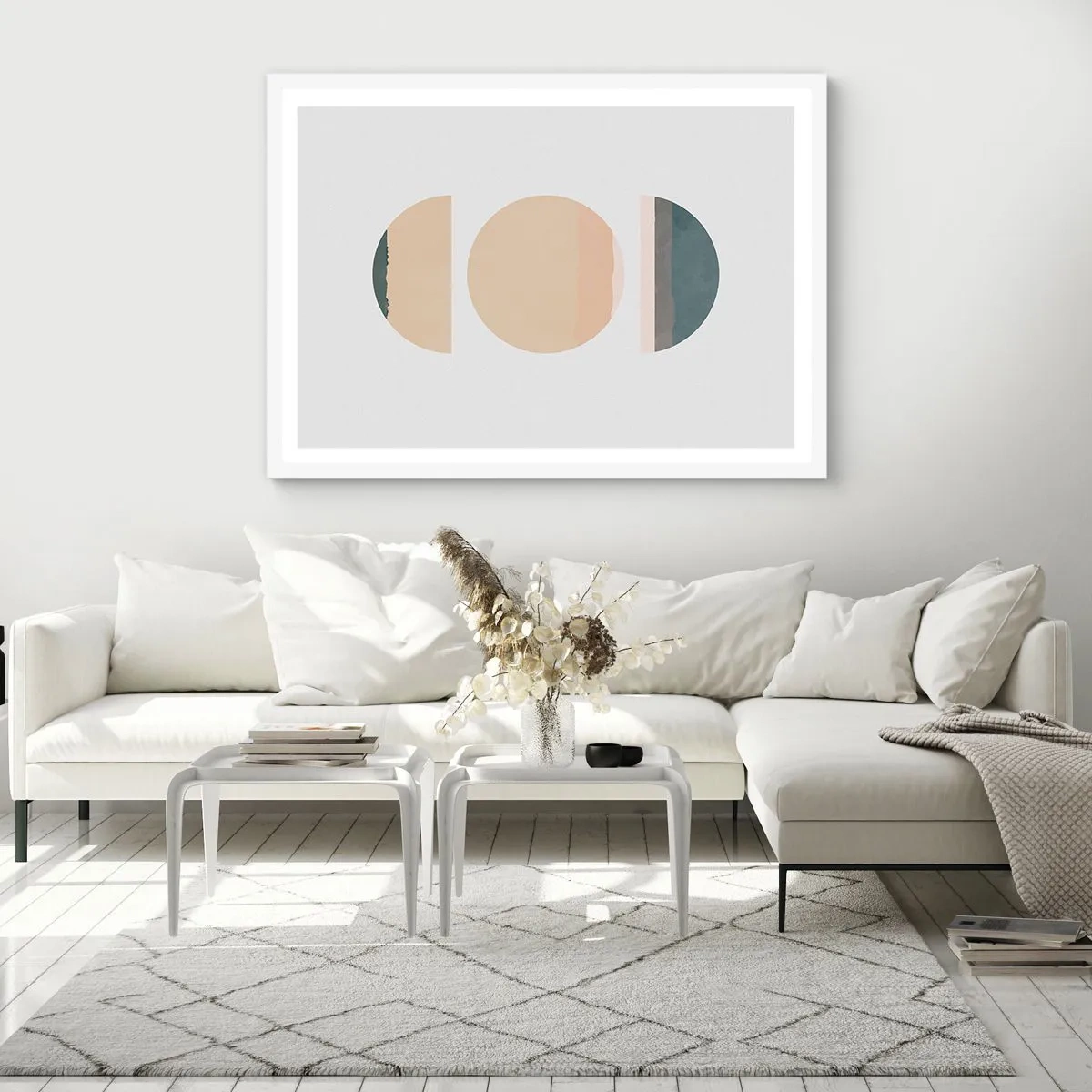 Poster in einem weißen Rahmen - Ein Rad hinter dem anderen… - 70x50 cm