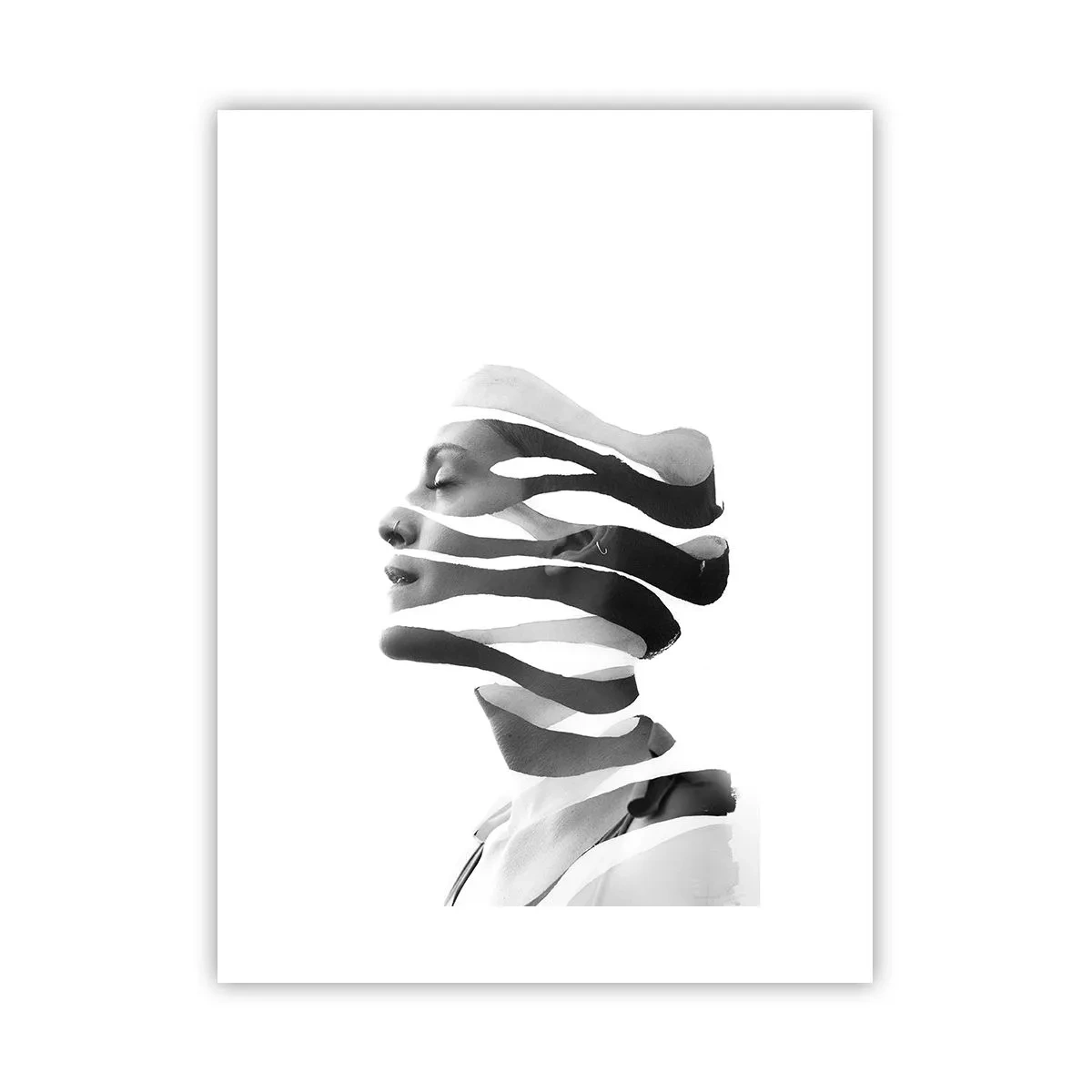 Poster - Surreales Porträt - 30x40 cm