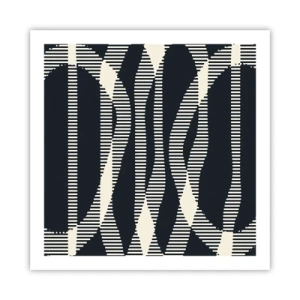 Poster - Ein Versuch, die Dunkelheit zu durchbrechen - 60x60 cm