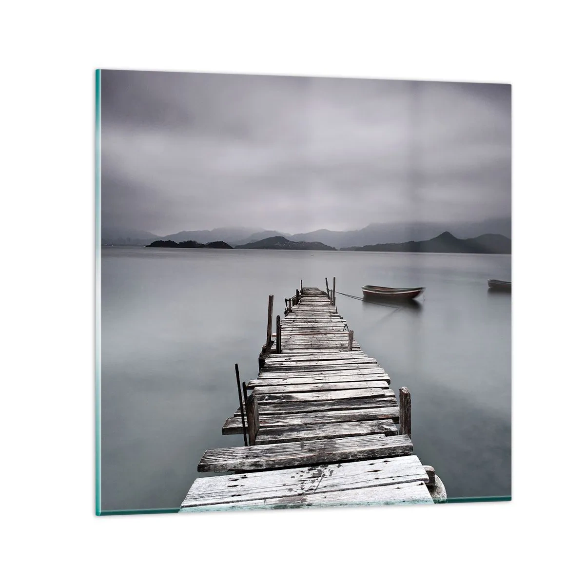 Glasbild - Bild auf glas - Du kannst morgen gehen - 70x70 cm