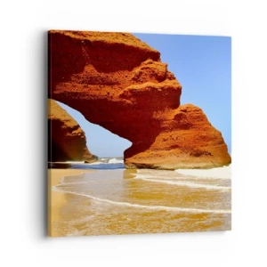 Bild auf Leinwand - Leinwandbild - Wasser und Wind seit Tausenden von Jahren - 40x40 cm