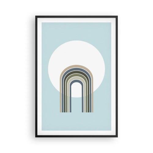 Poster in einem schwarzem Rahmen - Unwiderstehliche Anziehungskraft - 61x91 cm