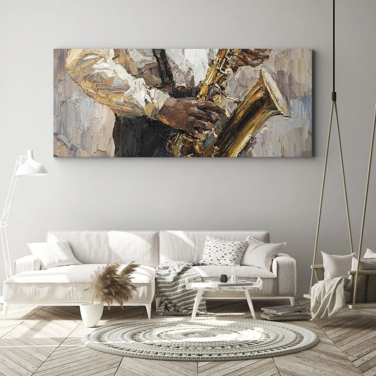 Bild auf Leinwand - Leinwandbild - Zeit fürs Solo - 100x40 cm