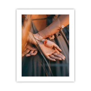 Poster - Verbunden mit der Natur - 40x50 cm