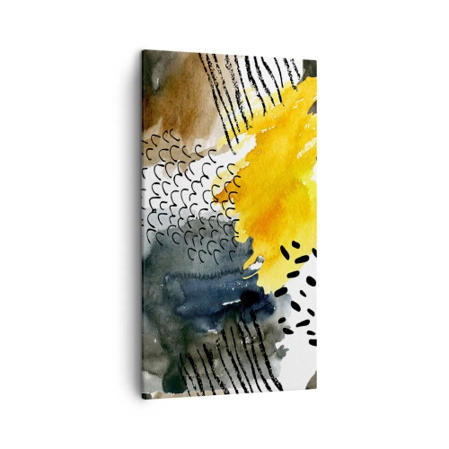 Bild auf Leinwand - Leinwandbild - Ein Treffen der Elemente der Natur - 45x80 cm