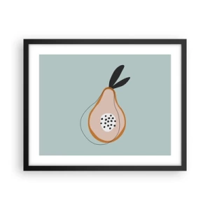 Poster in einem schwarzem Rahmen - Durchdringe die Natur der Dinge - 50x40 cm