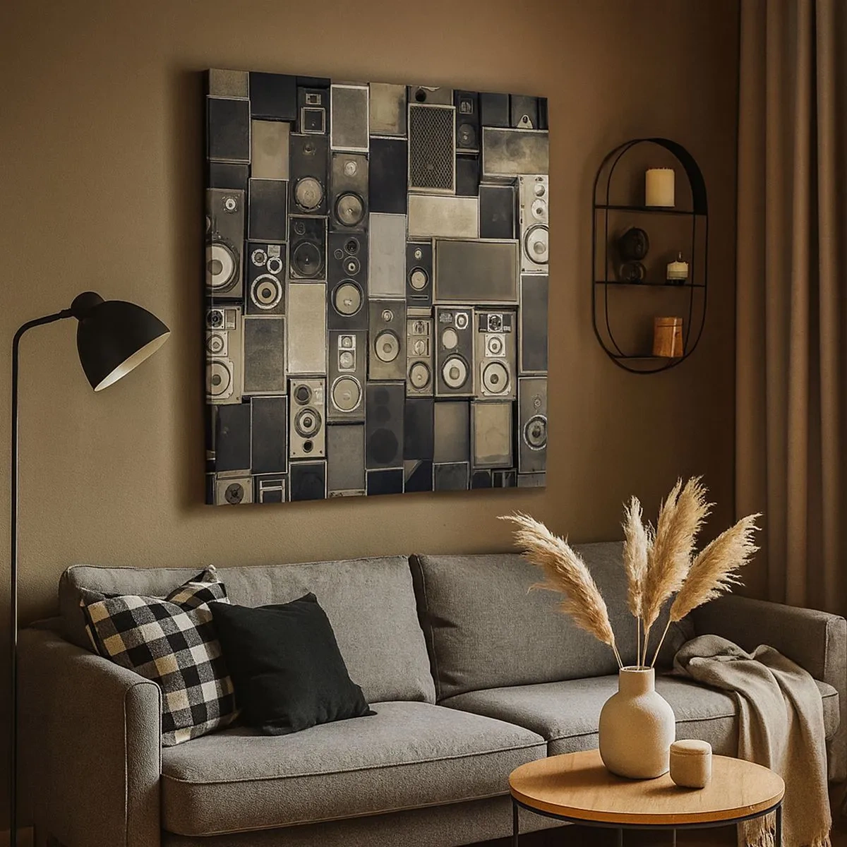 Bild auf Leinwand - Leinwandbild - Und es ist alles in Ordnung - 30x30 cm