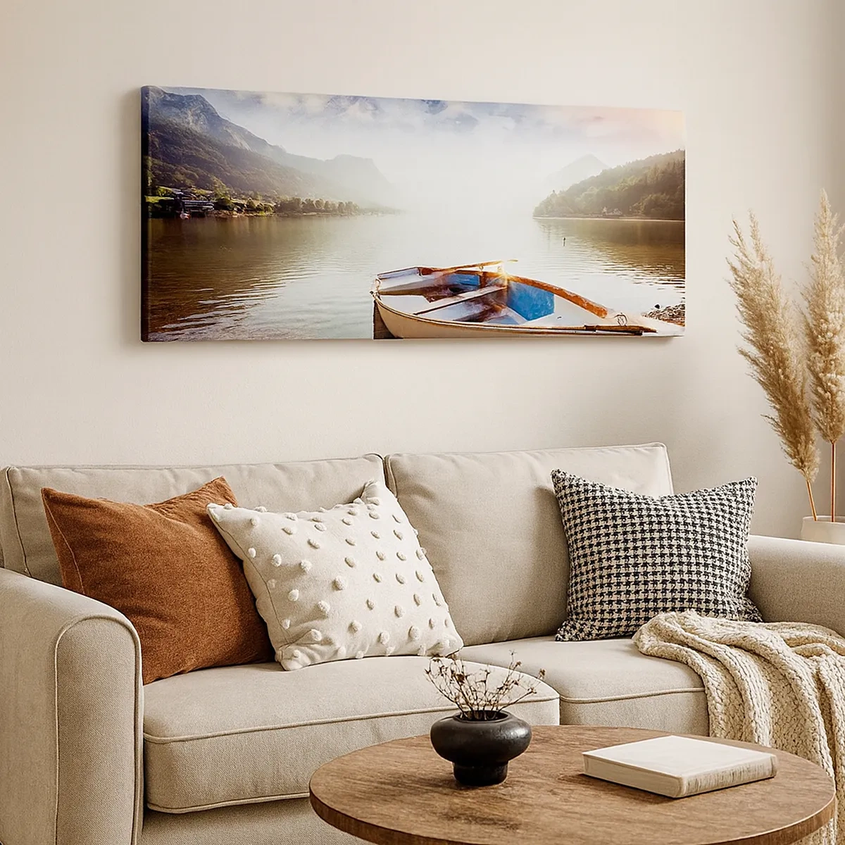 Bild auf Leinwand - Leinwandbild - Am tollen und klaren Wasser - 30x30 cm