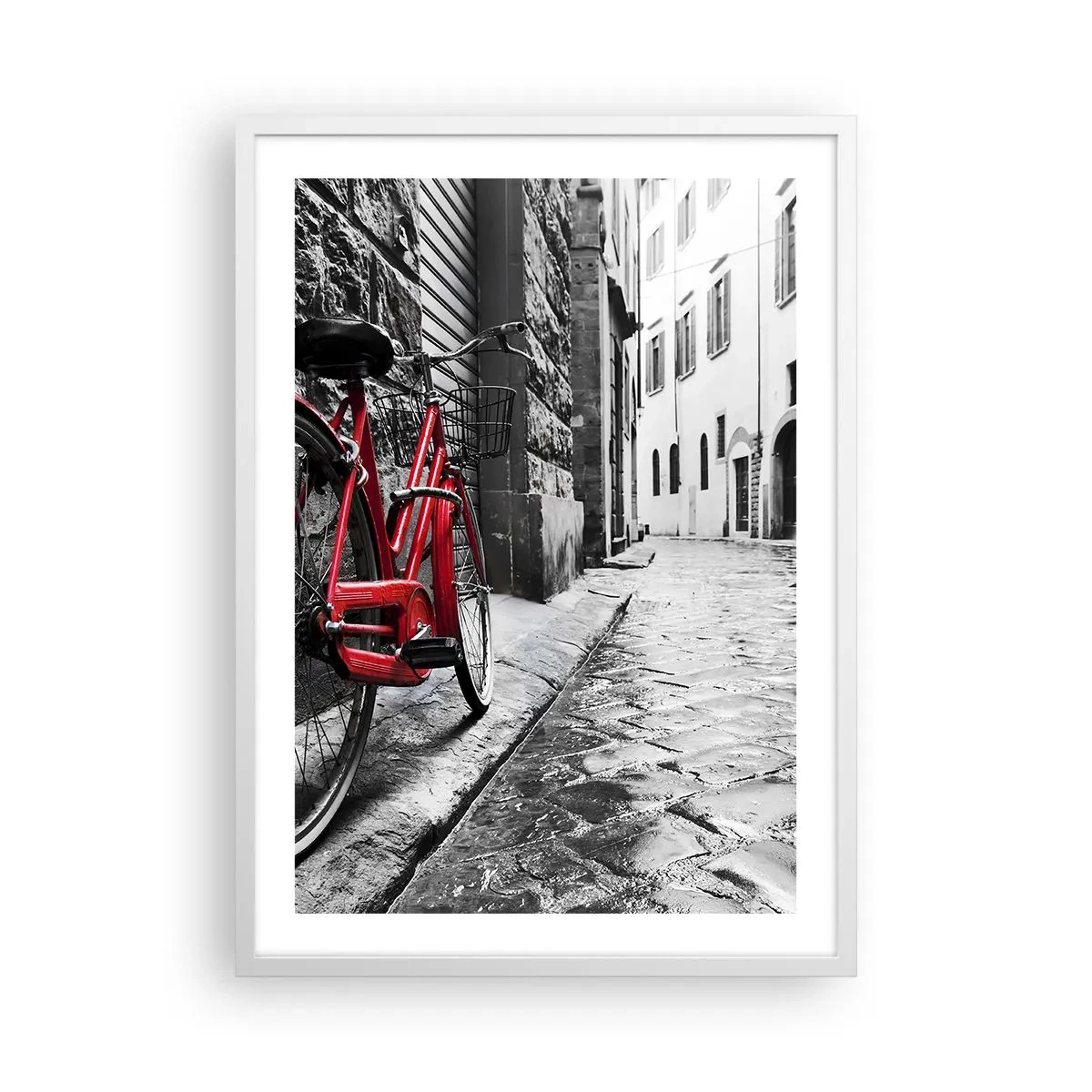 Poster in einem weißen Rahmen - Wahre Schönheit wird nicht alt - 50x70 cm