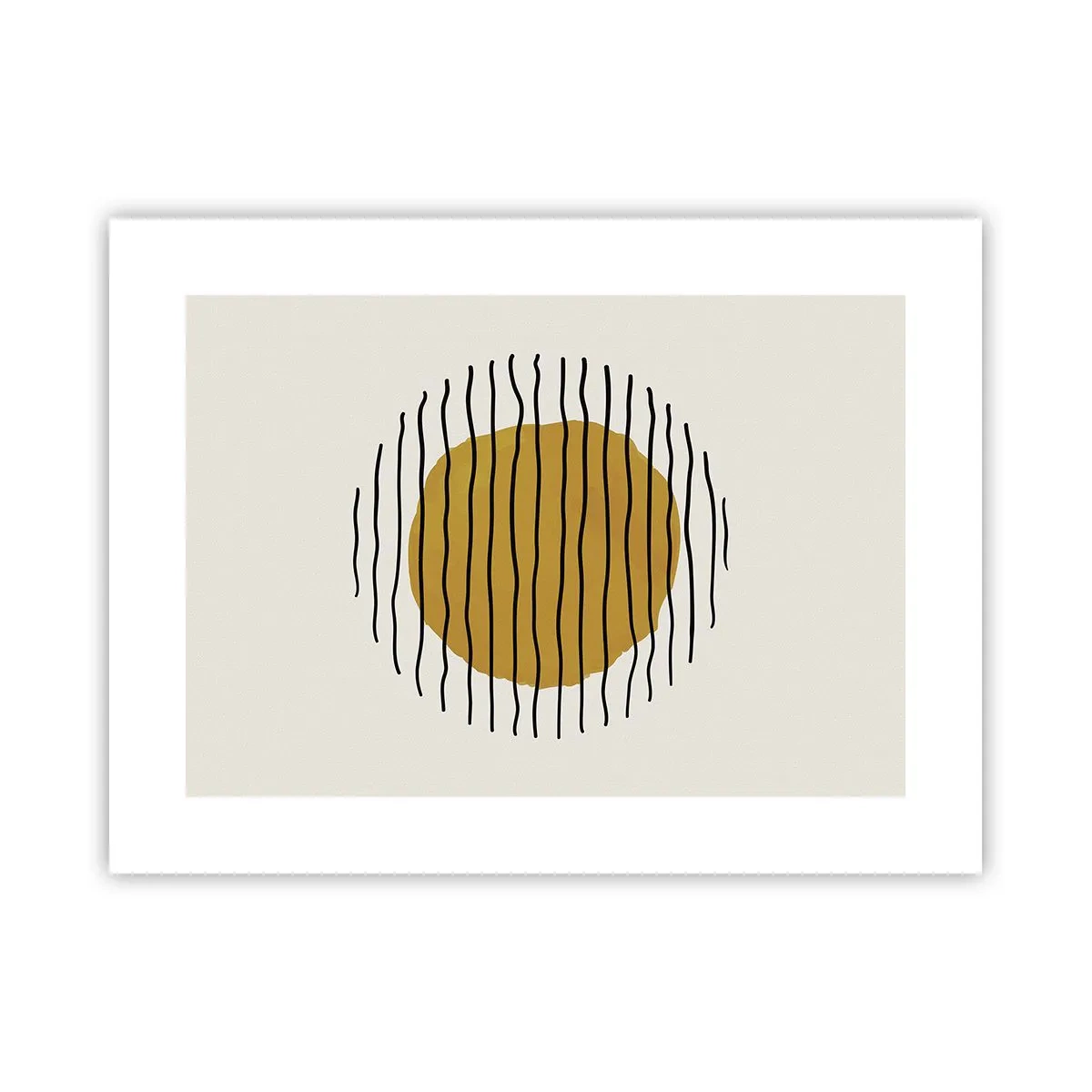 Poster - Abstraktion, die vor Hitze zittert - 40x30 cm