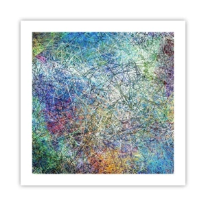 Poster - Es ist nicht so einfach - 50x50 cm