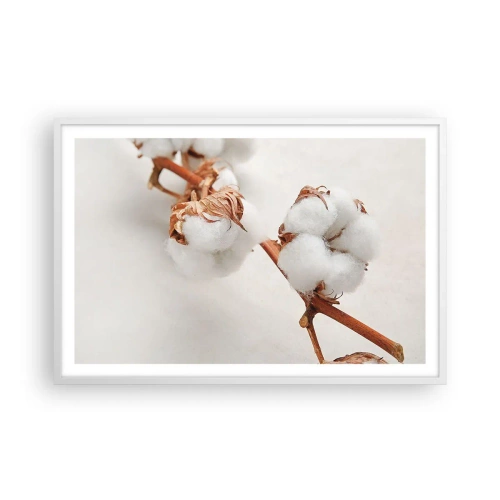 Poster in einem weißen Rahmen - Nur umarmen - 91x61 cm