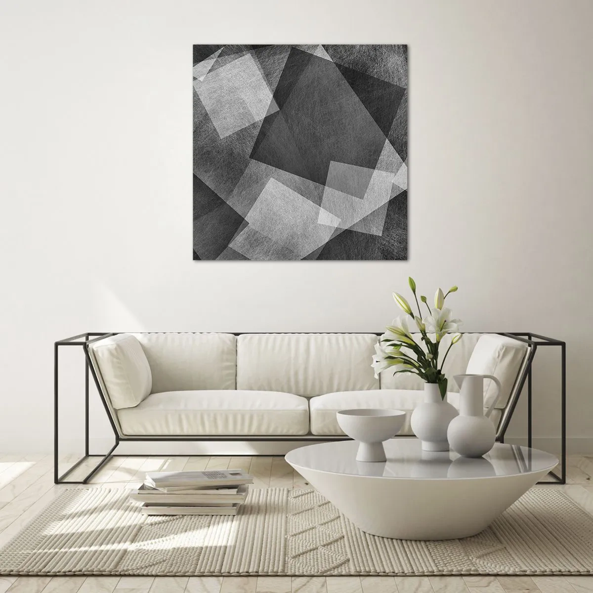 Glasbild - Bild auf glas - Das ewige Symbol für Beständigkeit und Ordnung - 40x40 cm