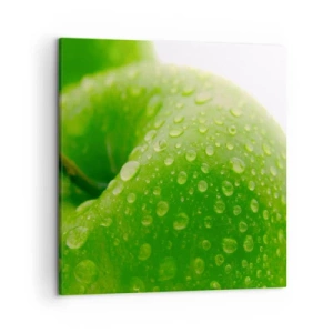 Bild auf Leinwand - Leinwandbild - Grüne kühle Frische - 50x50 cm