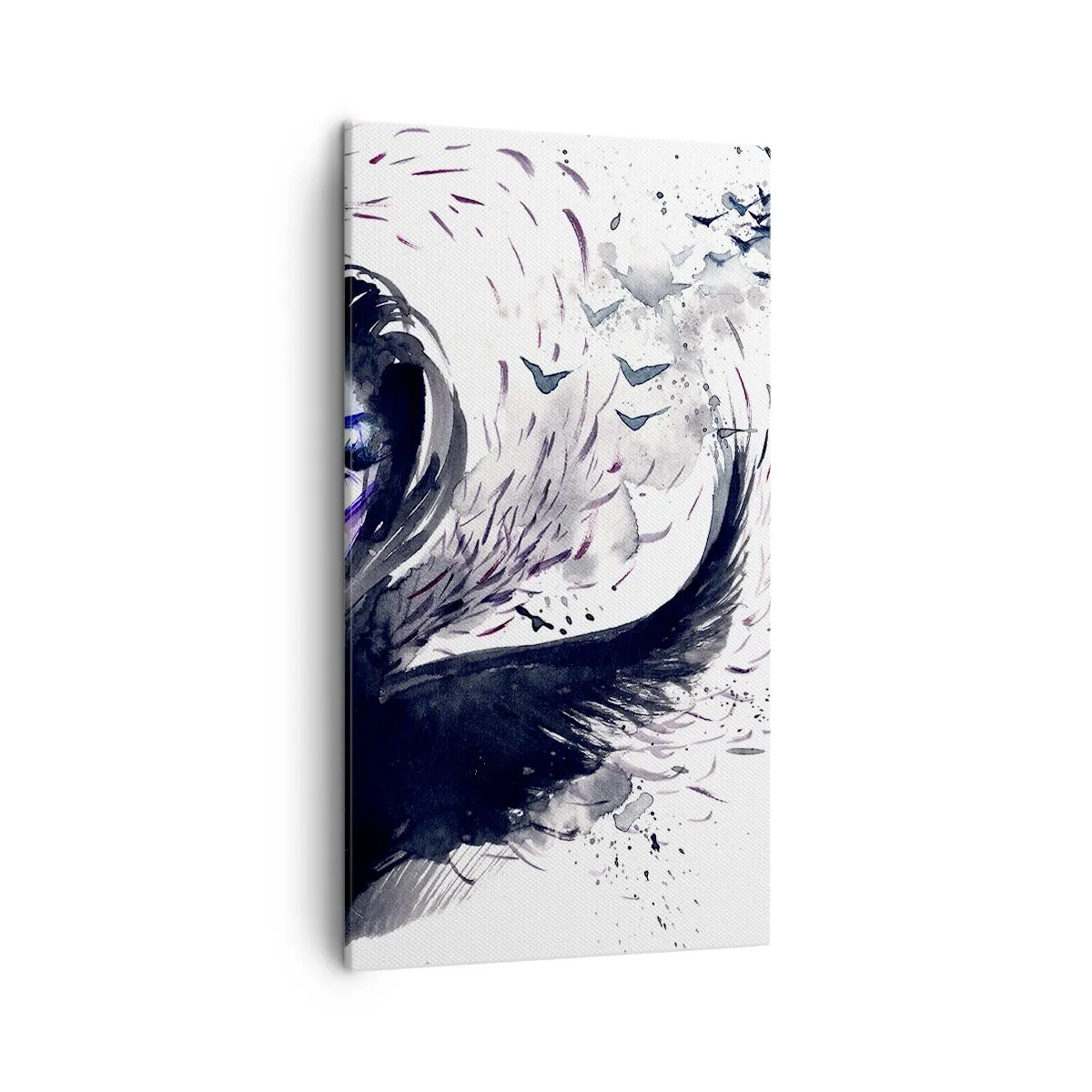 Bild auf Leinwand - Leinwandbild - Dämonisch und schön - 45x80 cm