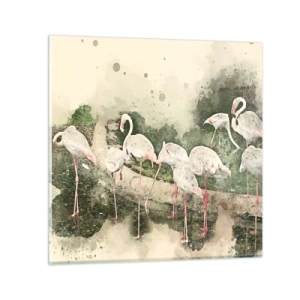 Glasbild - Bild auf glas - Exotischer Traum - 40x40 cm