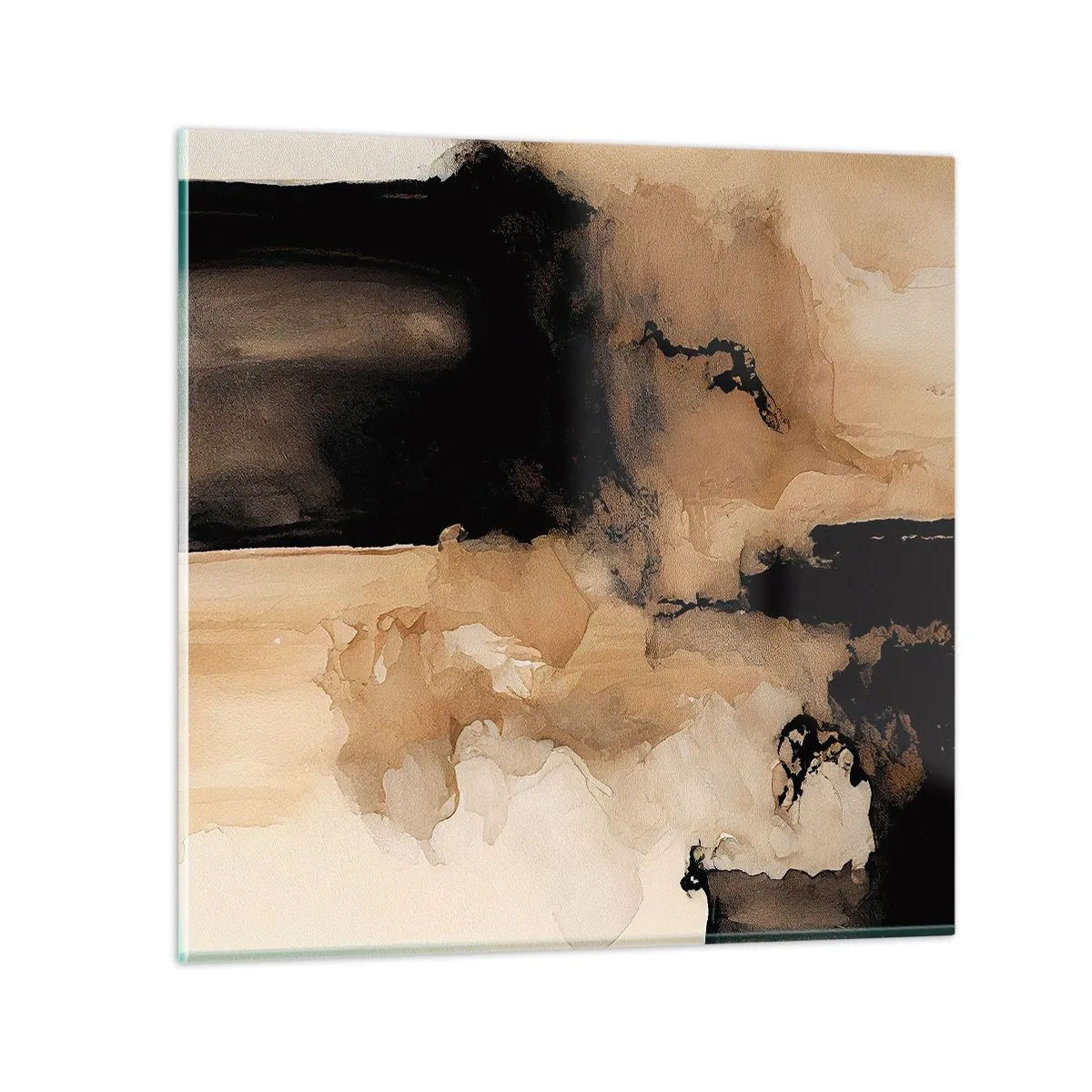 Glasbild - Bild auf glas - Faszinierende Abstraktion - 30x30 cm