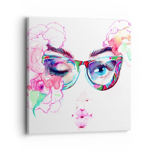 Bild auf Leinwand - Leinwandbild - Ein verlockendes Versprechen - 40x40 cm