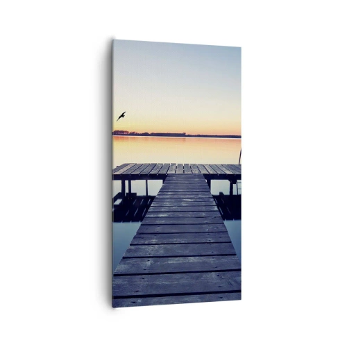 Bild auf Leinwand - Leinwandbild - Das war ein guter Tag - 65x120 cm