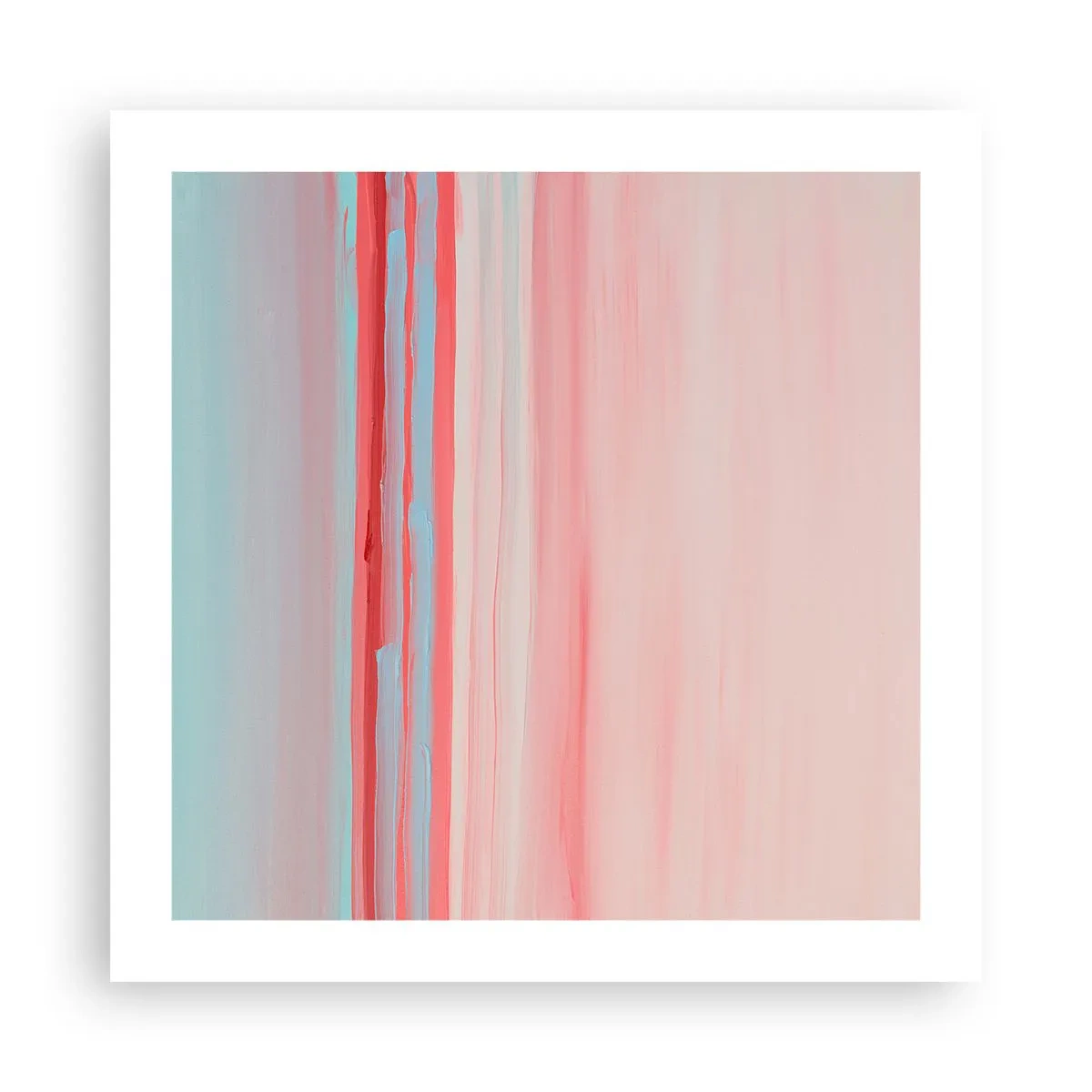 Poster - Abstraktion im Morgengrauen - 50x50 cm