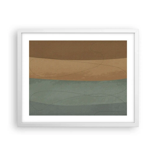 Poster in einem weißen Rahmen - Horizontale Komposition - 50x40 cm