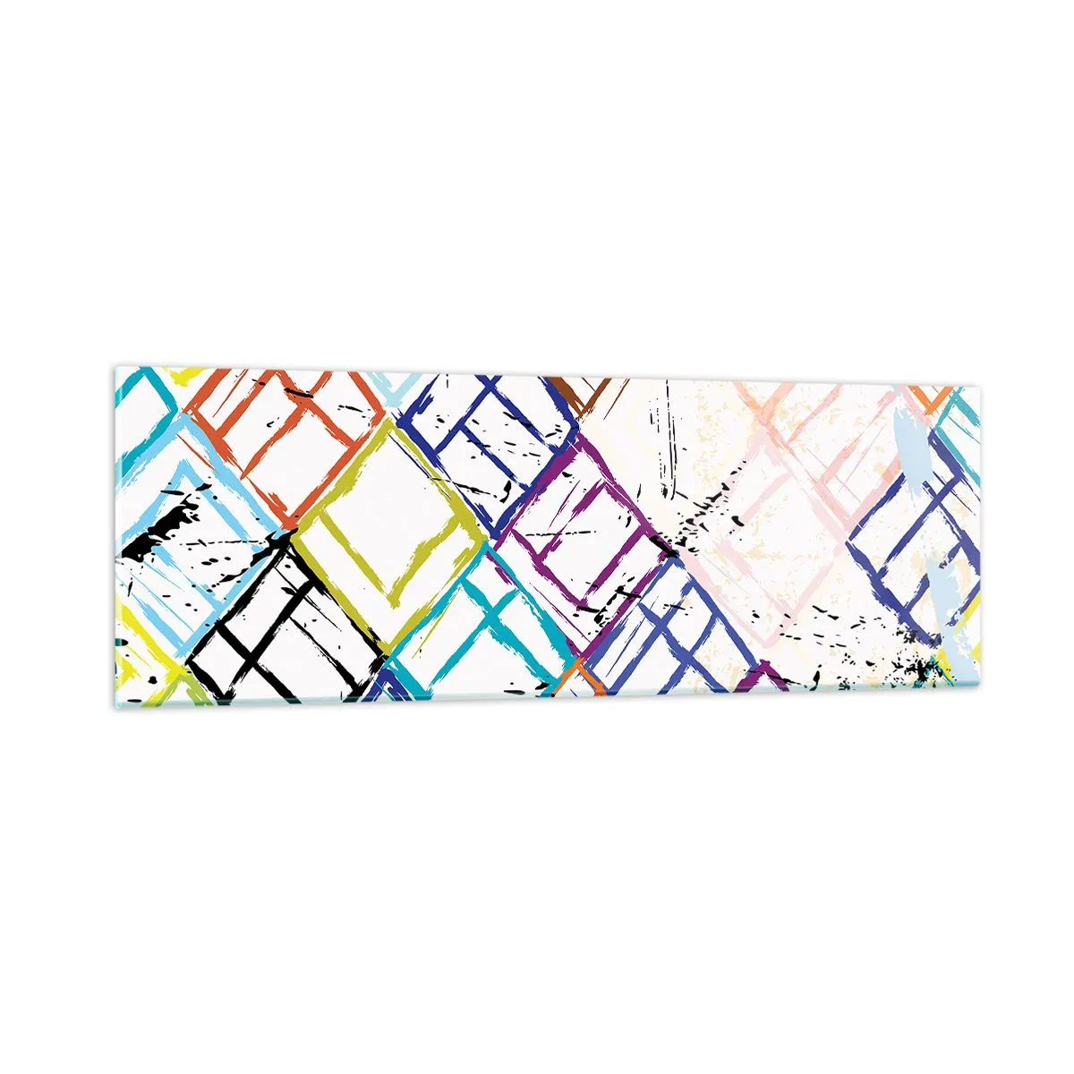 Glasbild - Bild auf glas - Zellen zu vermieten - 90x30 cm