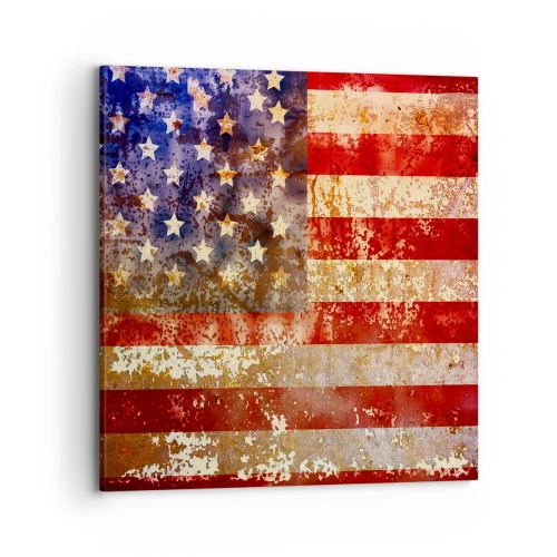 Bild auf Leinwand - Leinwandbild - Ruhm verblasst nicht - 70x70 cm