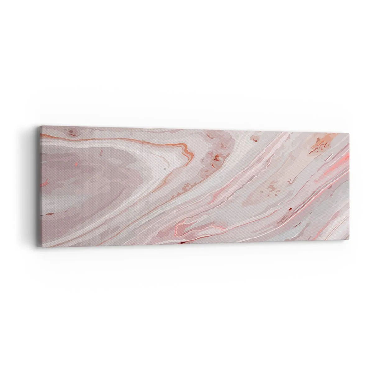 Bild auf Leinwand - Leinwandbild - Rosa Flüssigkeit - 90x30 cm