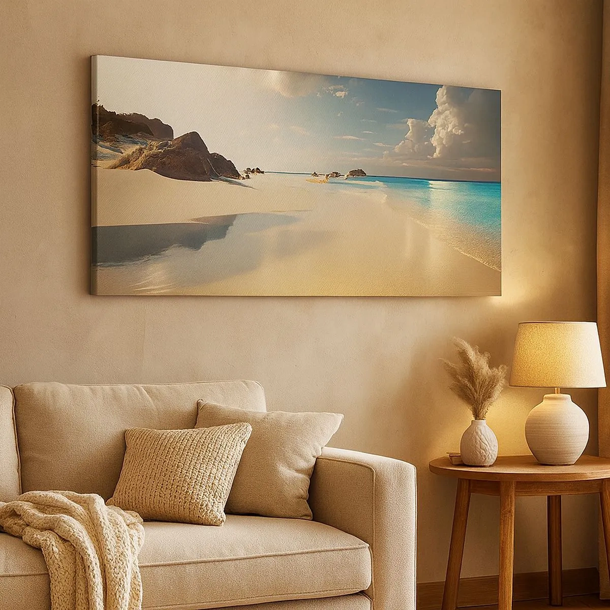 Bild auf Leinwand - Leinwandbild - Erträumter Tag - 100x40 cm