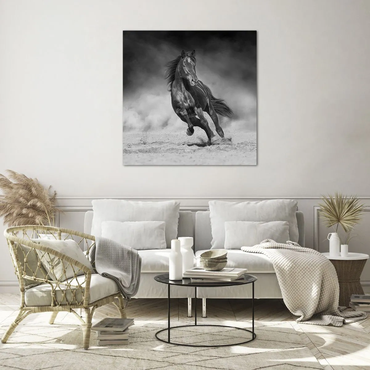 Glasbild - Bild auf glas - Würdig des Emirs selbst - 70x70 cm