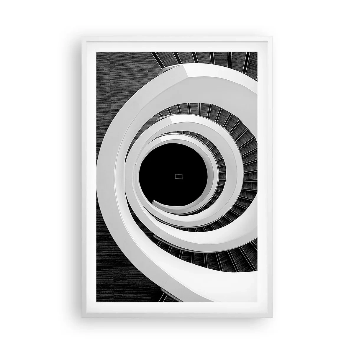 Poster in einem weißen Rahmen - Zum Kern der Sache - 61x91 cm