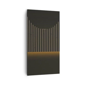 Bild auf Leinwand - Leinwandbild - Die Dunkelheit erkunden - 55x100 cm