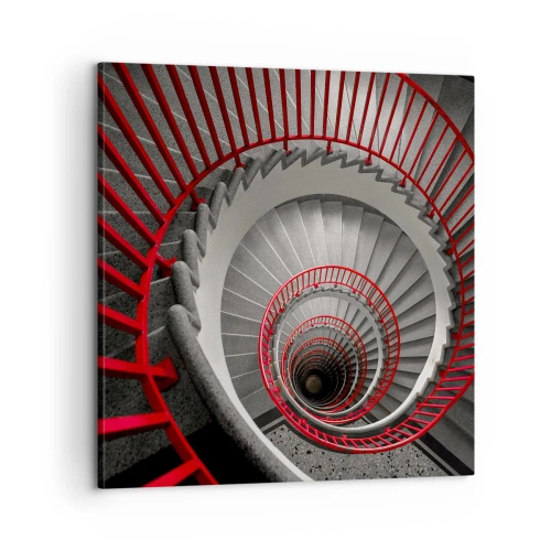 Bild auf Leinwand - Leinwandbild - Architekturspaß - 60x60 cm