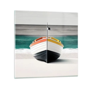 Glasbild - Bild auf glas - An seinem Platz - 70x70 cm