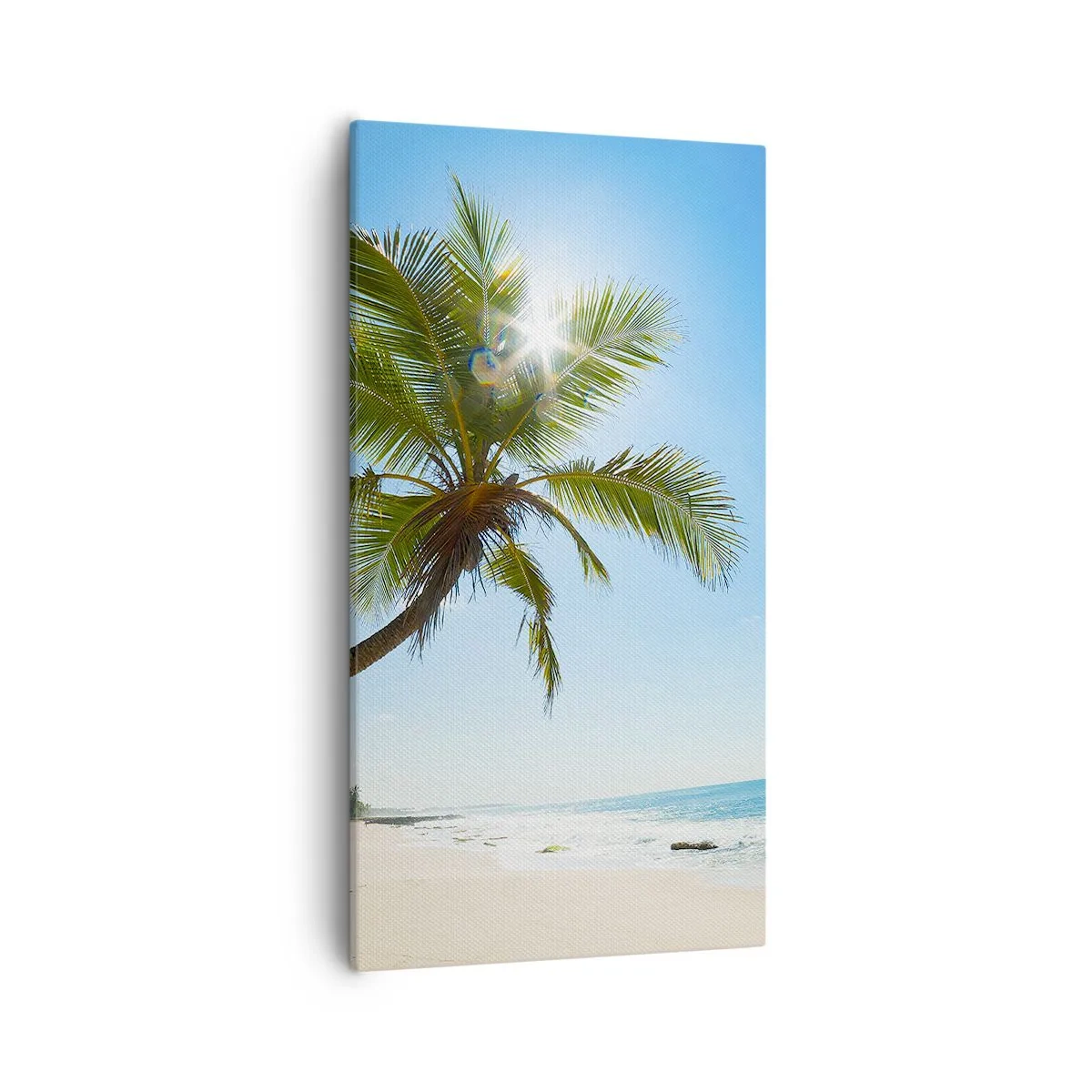 Bild auf Leinwand - Leinwandbild - Niemandem zeigen - 55x100 cm