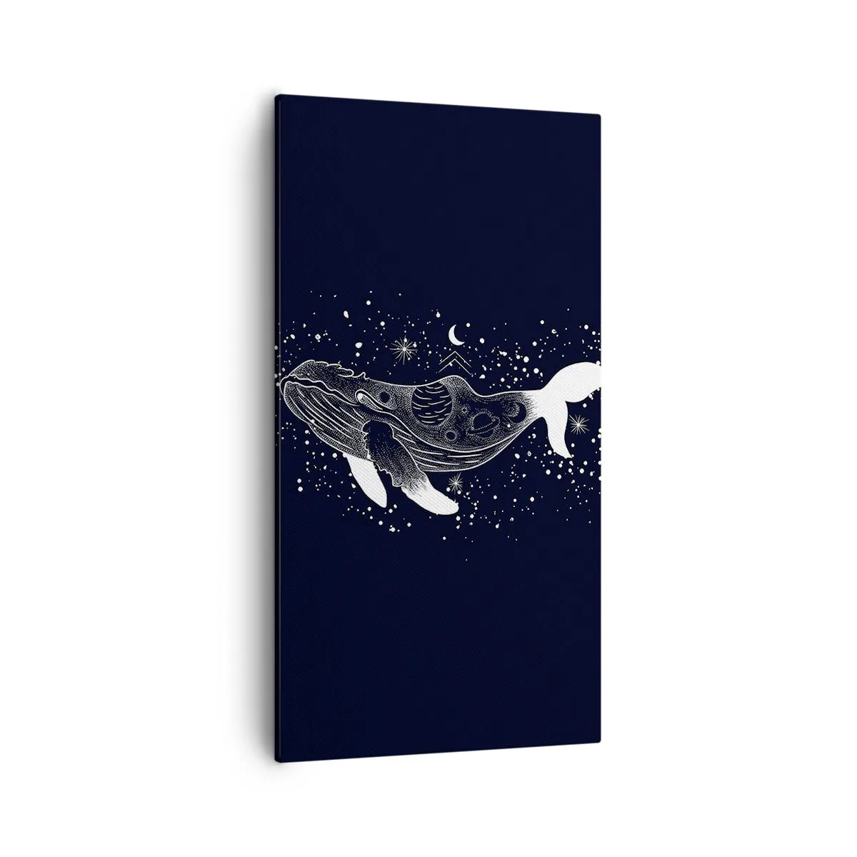 Bild auf Leinwand - Leinwandbild - Im Ozean des Universums - 55x100 cm