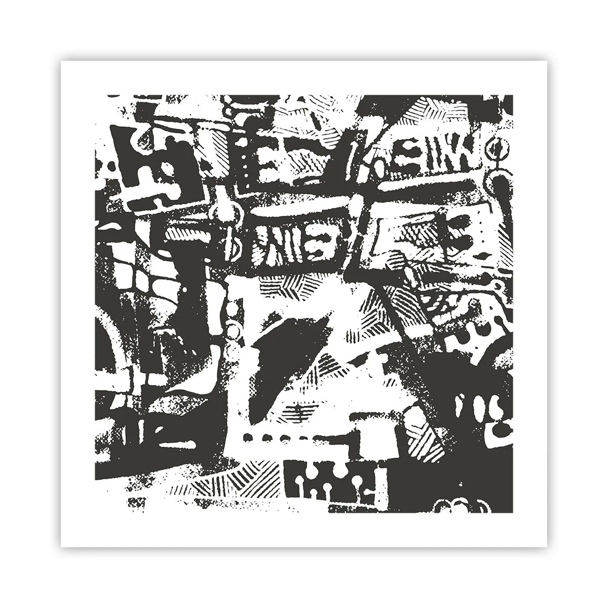 Poster - Ordnung oder Chaos? - 50x50 cm