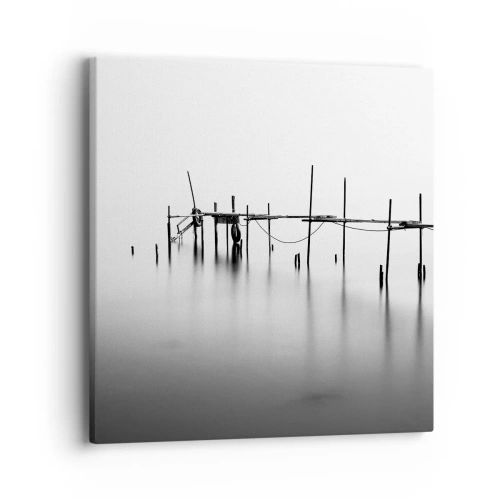 Bild auf Leinwand - Leinwandbild - Was ist, wenn es keine Welt gibt? - 40x40 cm