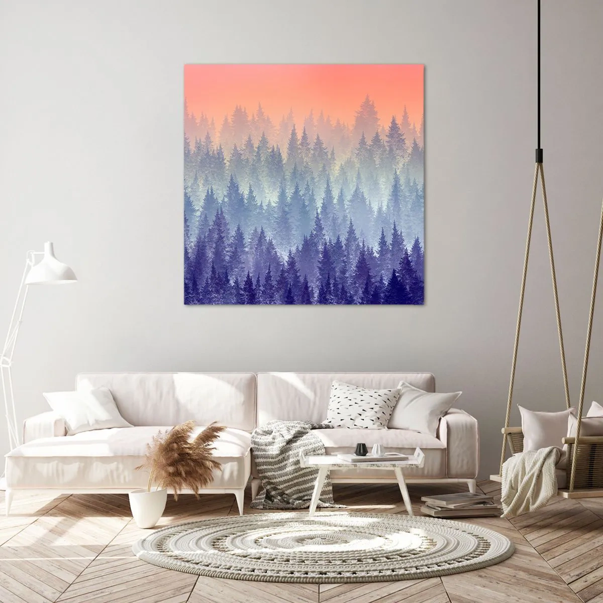 Bild auf Leinwand - Leinwandbild - Hoch, höher, zum Himmel - 30x30 cm