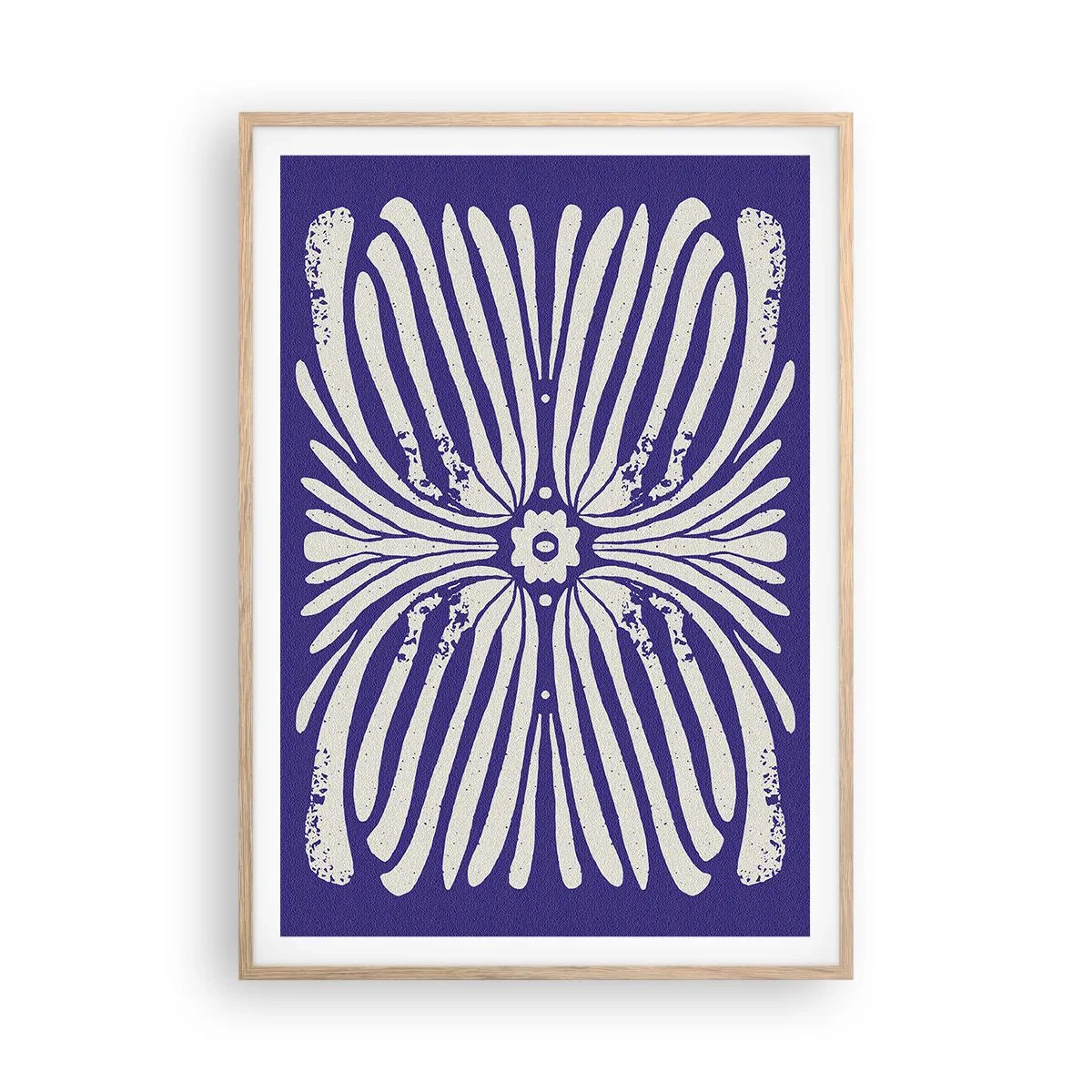 Poster in einem Rahmen aus heller Eiche - Ethnische Inspirationen - 70x100 cm