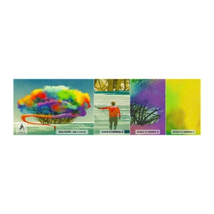 Fototapeten Muster Premium Canvas - Erwecke diese Welt zum Leben - Abstraktion, Mann, Modernes Muster - 100x30 cm