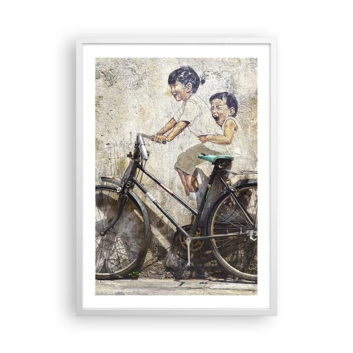 Poster in einem weißen Rahmen - Richtig oder falsch? - 50x70 cm